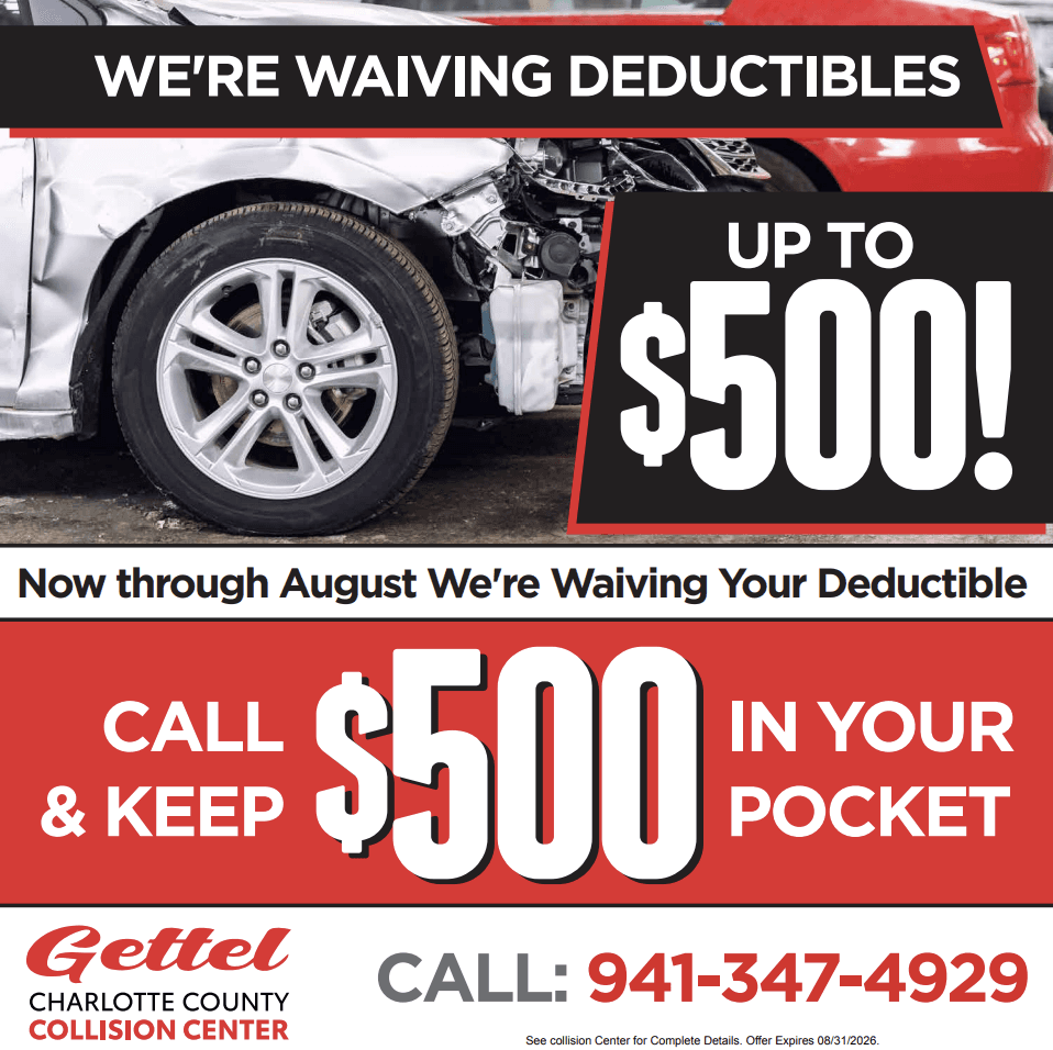 We're waiving deductibles up to $500. Call and keep $500 in your pocket. Offer expires August 31, 2026.